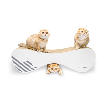 VIGO – Katzenkratzbank | weiß