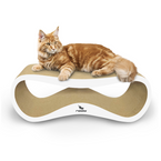 LUI XL – Katzenkratzbank | weiß